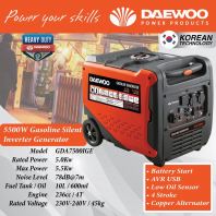 DAEWOO GDA7500IGE Gasoline Inverter Silent Generator 5500W 1 Phase