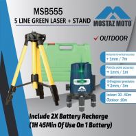 MOSTAZ MOTO MSB555 5 Line Green Laser with Stand