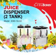 THE BAKER ESD-12LX2 Juice Dispencer with Double Tank