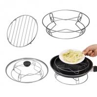 Stainless Steel Kitchen Accessories Cooking Stand Kitchen Cookware Steam Tray Steaming Rack Steaming