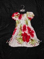 hawaiian dress puff sleeve