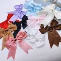 (5pcs/pack) 2.5cm Polyester Double-layer Swallowtail Waistband Bow Accessory DIY Handmade Small Flower Accessories