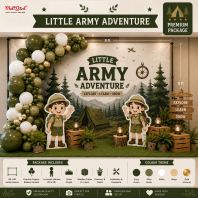 Pakej Dekorasi Parti Hari Jadi Little Army Basic