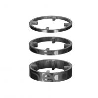 DEDA HSS Carbon Spacer 46mm UD Finish, 3pcs (1x3 1x5 1x10)