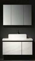 IT-03-100 Modern Bathroom Basin Cabinet with Mirror   1000mm Pre-Order