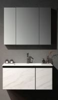 IT-01-90 Bathroom Basin Cabinet Set (900mm) | Modern Storage Vanity with Mirror Cabinet | Pre-Order Item