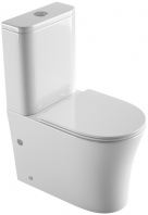 ATRANI FX Close-Coupled W.C   Rimless Washdown, Flexi Trap, Dual Flush, Soft Close Seat