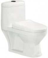 IT-AMK-3049A Wash Down One-Piece Children Toilet Bowl (White)   Compact S & P Trap Design for Kids