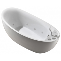 WA1024 Jacuzzi Massage Bathtub with Hydro Massage & LED Lighting   1700x800x710mm, 240L Capacity