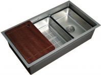 ITS-M7945/EB(NA) Undermounted Kitchen Sink with Accessories | Single Bowl SUS304 Stainless Steel Nano Silver Workstation Sink with Chopping Board & Drain Sink