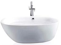 IT-A189 Acrylic Bathtub 1600mm White   Premium Freestanding Bath by ITTO