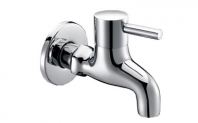 T-7224 1/2'' Brass Chrome Bib Tap   Durable Hose Bib Tap for Water Control
