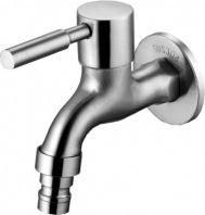 SCT-083-SS SUS304 Stainless Steel Hose Bib Tap   Durable Bib Tap for Garden & Outdoor Water Use
