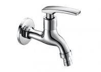 T-85083 1/2'' x 1/2'' Brass Chrome Hose Bib Tap   Durable Outdoor Water Faucet