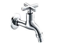 T-68083 1/2" x 1/2" Brass Chrome Hose Bib Tap   Durable Bib Tap for Outdoor Water Control