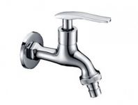 T-87071 1/2" x 3/4" Brass Chrome Hose Bib Tap | Durable Outdoor Bib Tap for Garden & Water Control