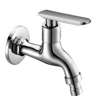 T-84083 1/2" Brass Chrome Hose Bib Tap | Durable Outdoor Bib Tap for Garden & Water Control