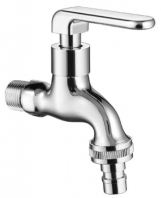 SET-071-SC 1/2" x 3/4" Hose Bib Tap   SUS304 Stainless Steel Chrome Finish Garden Water Tap