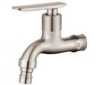 HWT 9009-A Hose Bib Tap   Premium SUS304 Stainless Steel Bib Tap for Outdoor Water Control