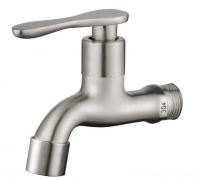 HWT 9008-B SUS304 Stainless Steel Bib Tap | Durable Hose Bib Tap for Garden & Outdoor Use