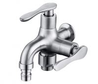 HWT 9007-B Two Way Tap | SUS 304 Stainless Steel Dual Outlet Faucet | Durable Bathroom & Kitchen Tap