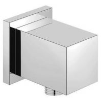 LS-40-40 1/2" x 1/2" Brass Chrome Shower Water Connection   Durable Bathroom Fitting