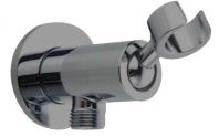 HSC-88140 SUS 304 Stainless Steel Shower Connector with Adjustable Holder   Durable, Corrosion-Resistant Wall Shower Connection