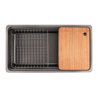 HT-NAPPA-780-TG Titanium Grey Undermount Kitchen Sink   304 Stainless Steel Single Bowl with PVD Coating (1.2mm, R10 Radius)