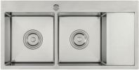 IT-10045(NA) Double Bowl Top-Mounted Kitchen Sink with Drainer & Tap Hole | Nano Finish 1000x450mm