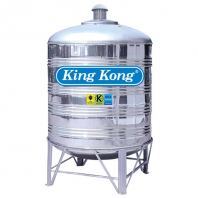 King Kong KR Series Vertical Round Bottom Stainless Steel Water Tank with Stand (900L   1800L)  Durable 304-BA Water Storage Tank  SPAN, IKRAM & SIRIM Certified