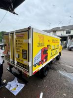 LORRY STICKER_YS AUTO | Custom Lorry & Van Sticker Wrapping | Vehicle Branding & Advertising Sticker JB