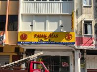 PAJAK MAS MELAKA PVC BOARD WITH ALUMINIUM CEILING BAR SIGNAGE