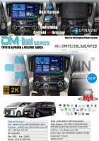 Dynavin Toyota Alphard & Vellfire 2020-2023 Agh35 OEM 12.3 DM35 Series Dual Interface For Stock JBL System Andriod Player 