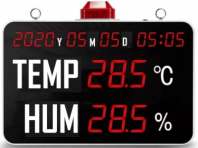 ET-THC3858 Precision Thermo-Hygro-Clock with Large LED Display