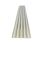 GOLD LINE WALL PANEL - WHITE