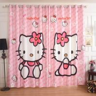 Customized Printing Curtain Hello Kitty