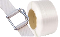 Most durable strapping for humid warehouse conditions.