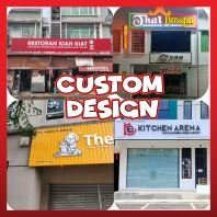 Custom Design Fluted Panel Sign Base