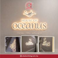 Backlit Beauty Salon Wall Signage | Classy Spa Logo Sign Design