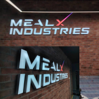 3D Lighted Box Up Signage | Direct Wall Signage