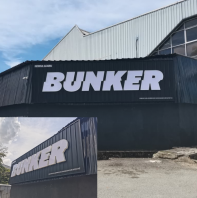 3D Box Up Led Frontlit Signage | Aluminum Strip Ceiling Based