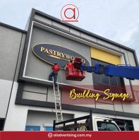 Outdoor Building Signage Installation for Shoplots & Commercial Buildings