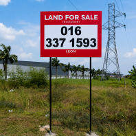 Land For Sale Signboard Klang Selangor Malaysia