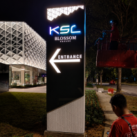Commercial LED Pylon Signage Malaysia | Outdoor Sign