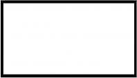 ZVVO Wall-Mounted Fixed Projection Screen 110" (16:9)