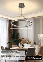 MODERN DESIGNER PENDANT (T1-P9055-1-BK-3C)