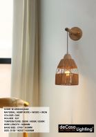 MODERN WOOD WALL LIGHT (N1-W59103-OAK)