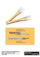 3 PIN LED 2 WAY JOINT (DJI-COB-3010-2-10MM-3PIN)