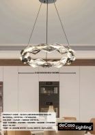 MODERN LED RING PENDANT LIGHT (ZZ-D41-(400/500/600/800/1000)-3C)
