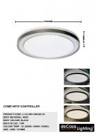 MODERN LED DIMMABLE CEILING LIGHT (L1-CL3001-500-BK-3C)